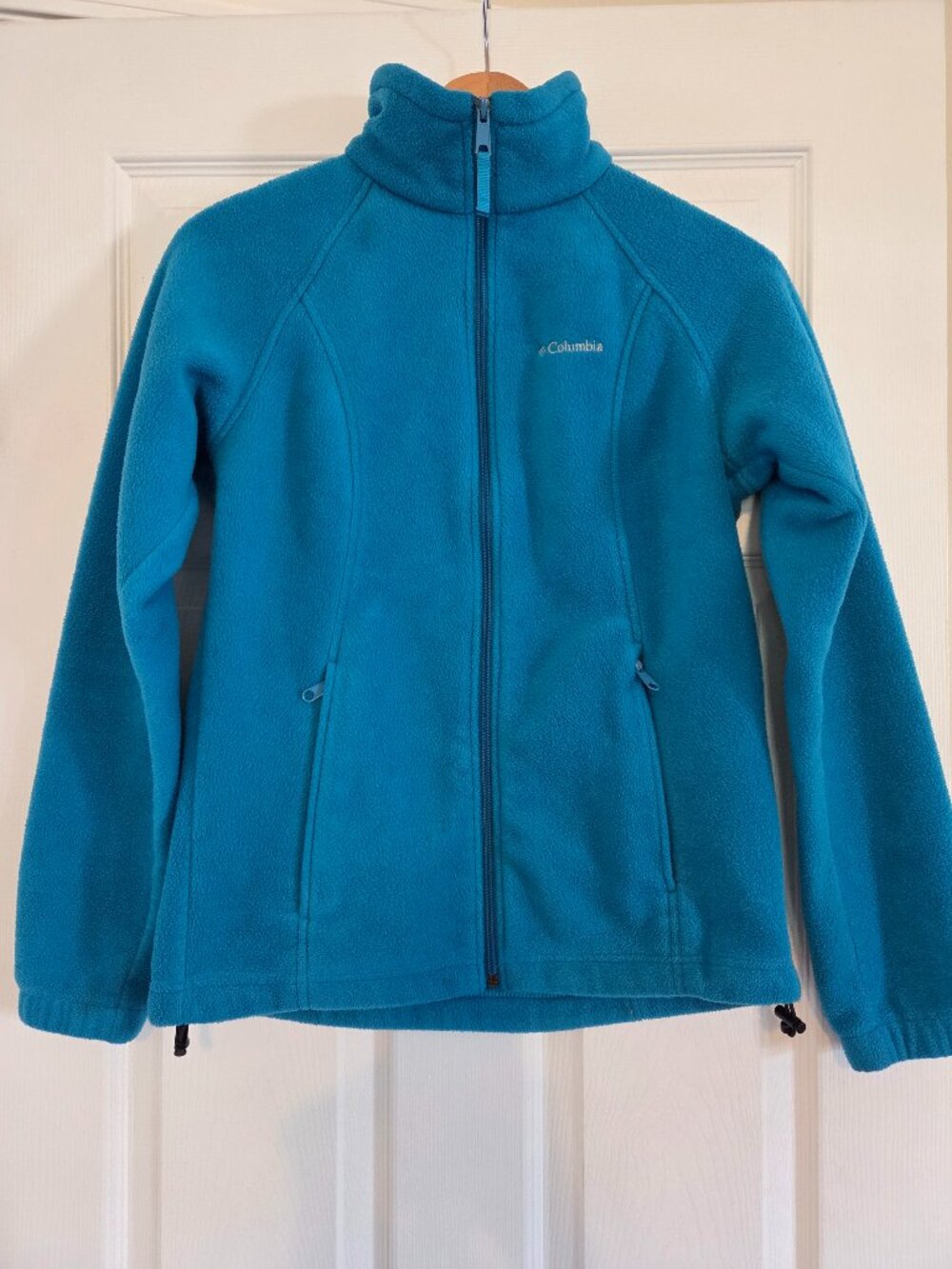 Columbia Blue Fleece Jacket Size Small